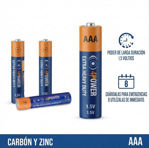 BATERIA ECONOMICA AAA C/U
