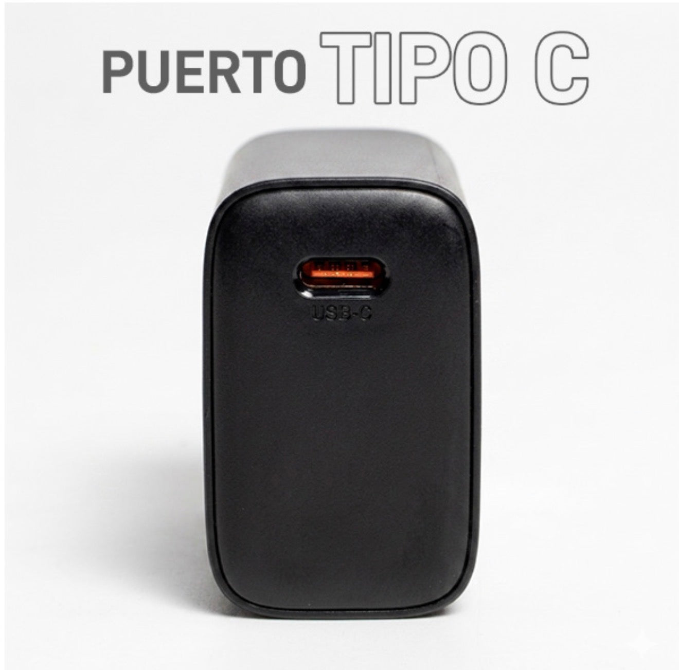 Cubo cargador de 20w con tipo c