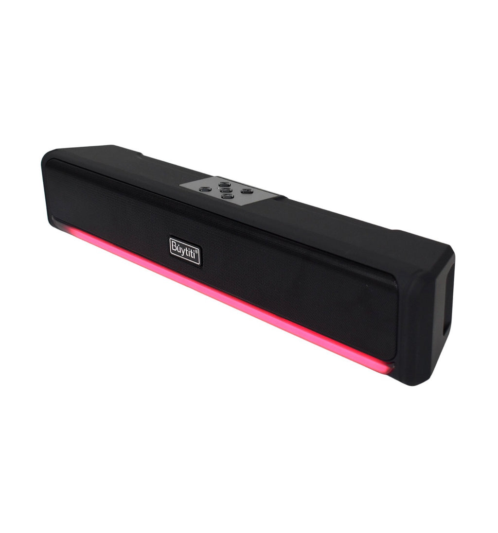 Barra de sonido Bluetooth con luces LED RGB