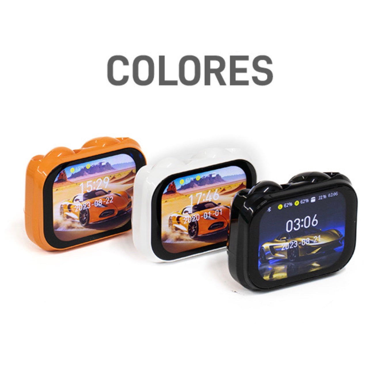 Audífonos Bluetooth con pantalla inteligente