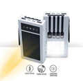 Power bank 4 en 1 de 10,000mAh con panel solar