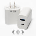 CLAVIJA DE 12W USB Y TIPO C CAR-321