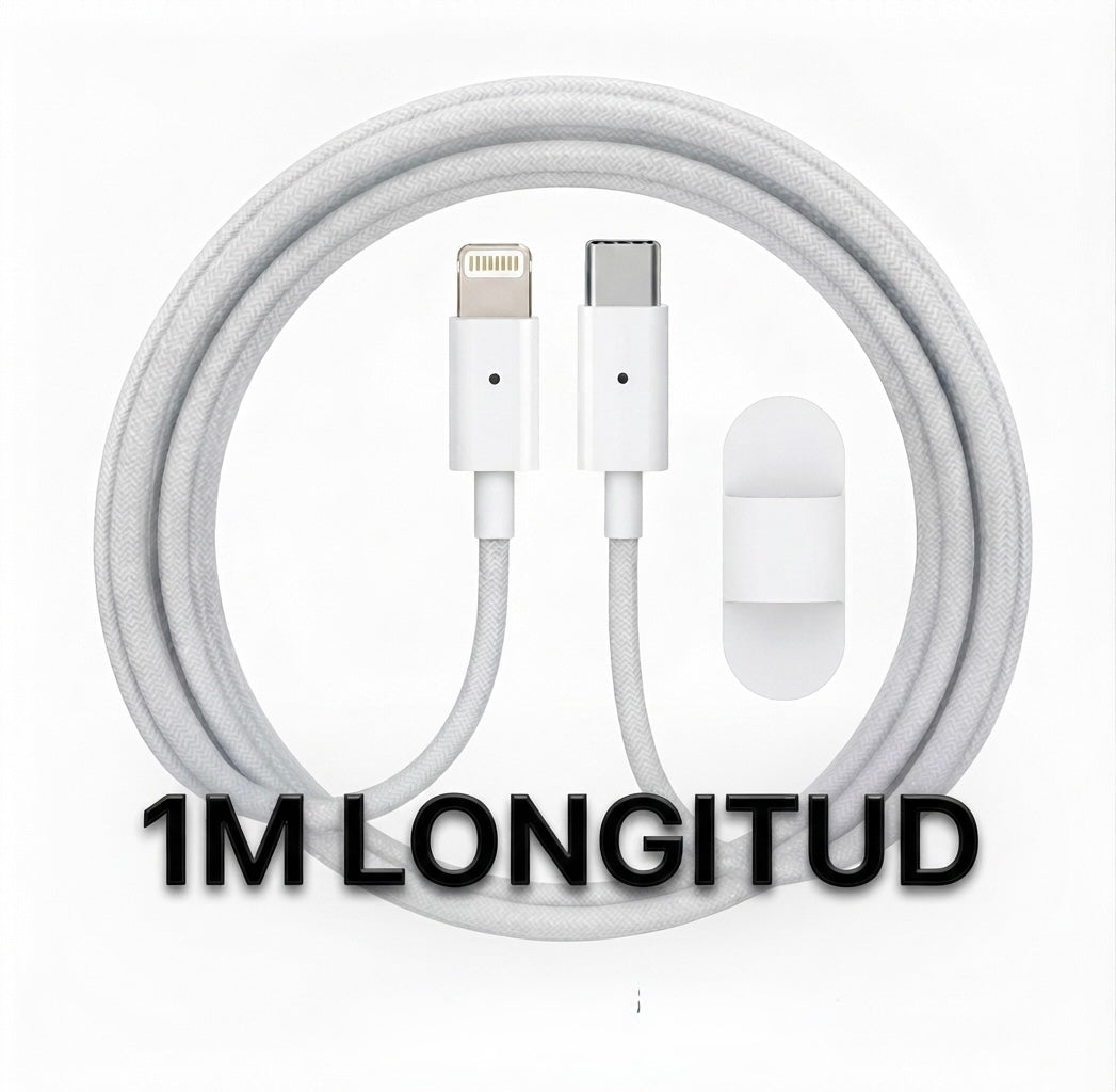 CABLE TIPO C A IPHONE (LIGHTNING) SUELTO