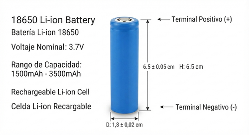 BATERIA RECARGABLE 3.7V