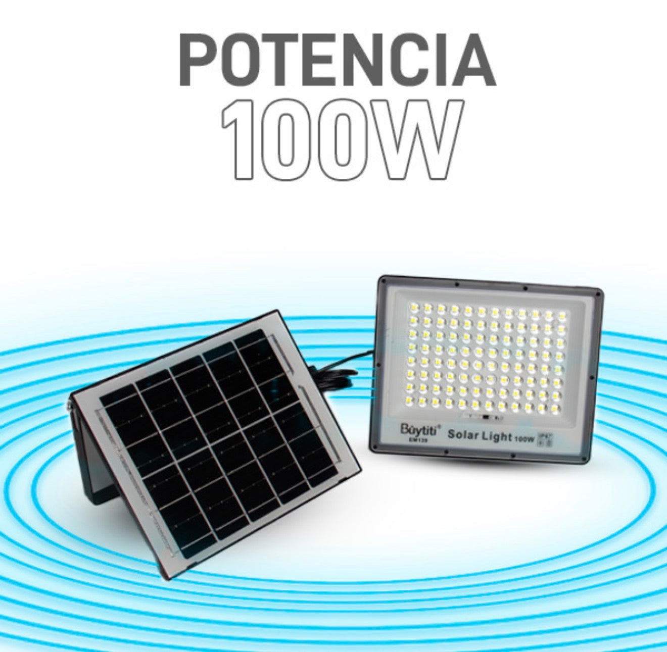 LAMPARA SOLAR 100W EM139