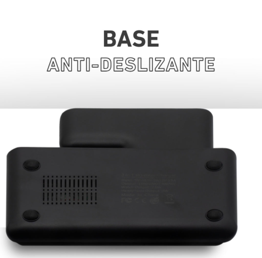 Cargador inalámbrico 3 en 1
