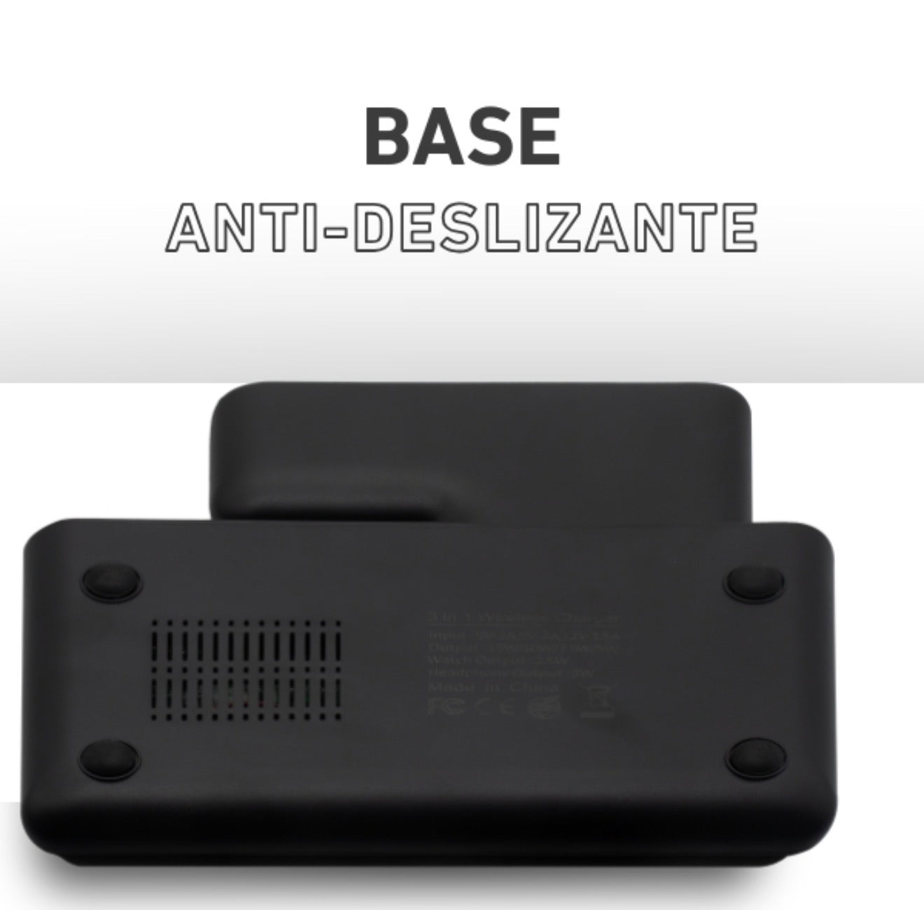 Cargador inalámbrico 3 en 1