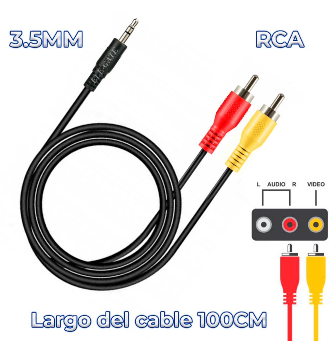 CABLE RCA 2 EN 1