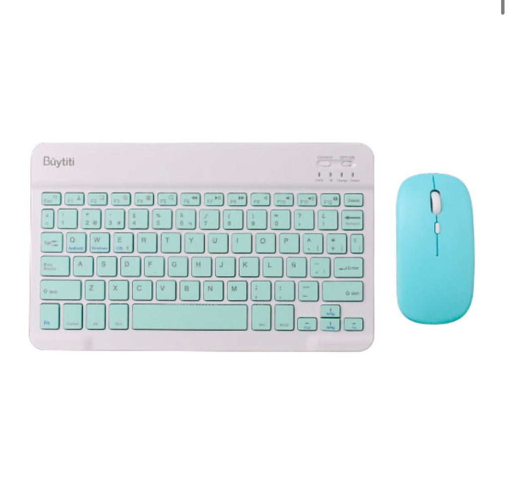 Kit mini teclado y mouse inalámbrico de 2.4 GHz