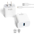 Cargador completo de iphone 12w con puerto usb/Lightning