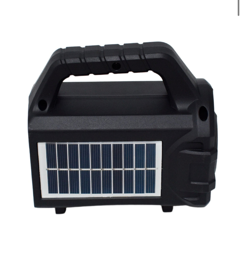 BOCINA BLUETOOTH 3´ CON LINTERNA Y SOLAR