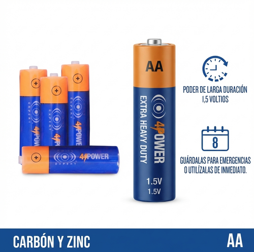 BATERIA ECONOMICA AA C/U