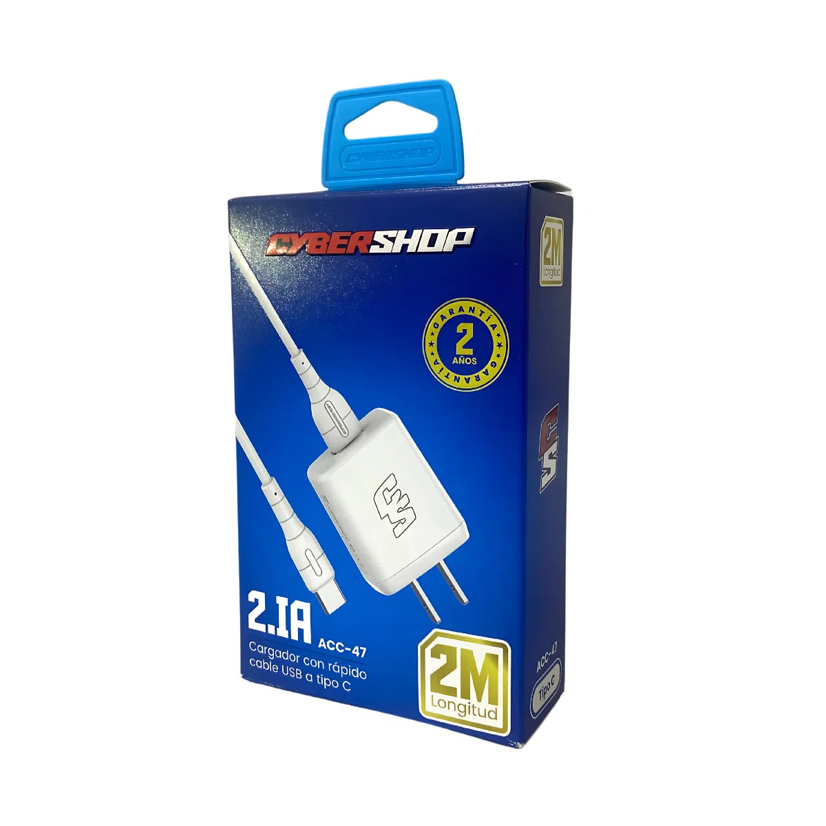 CARGADOR COMPLETO CYBERSHOP TIPO C 2M